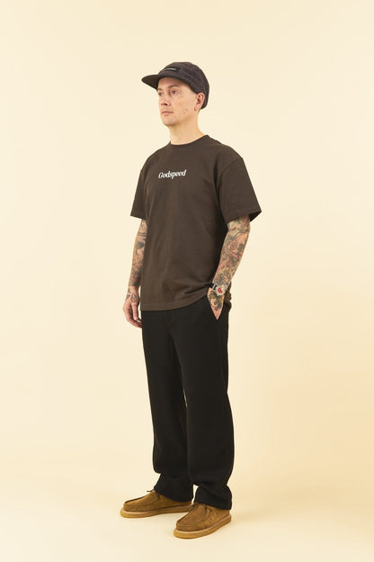 Rats Wool Knit Easy Pants - Black -Rats - URAHARA