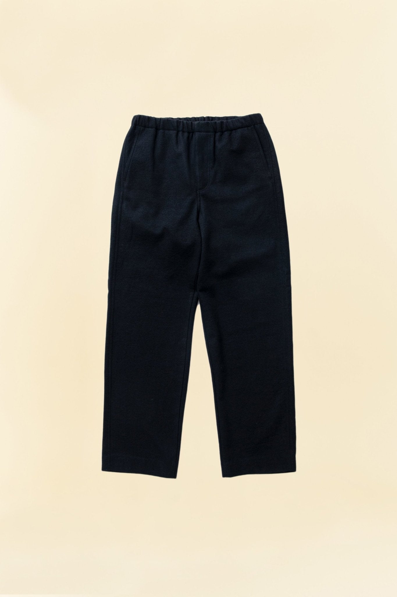 Rats Wool Knit Easy Pants - Black -Rats - URAHARA