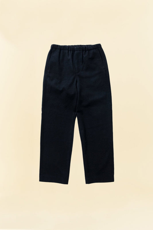 Rats Wool Knit Easy Pants - Black -Rats - URAHARA