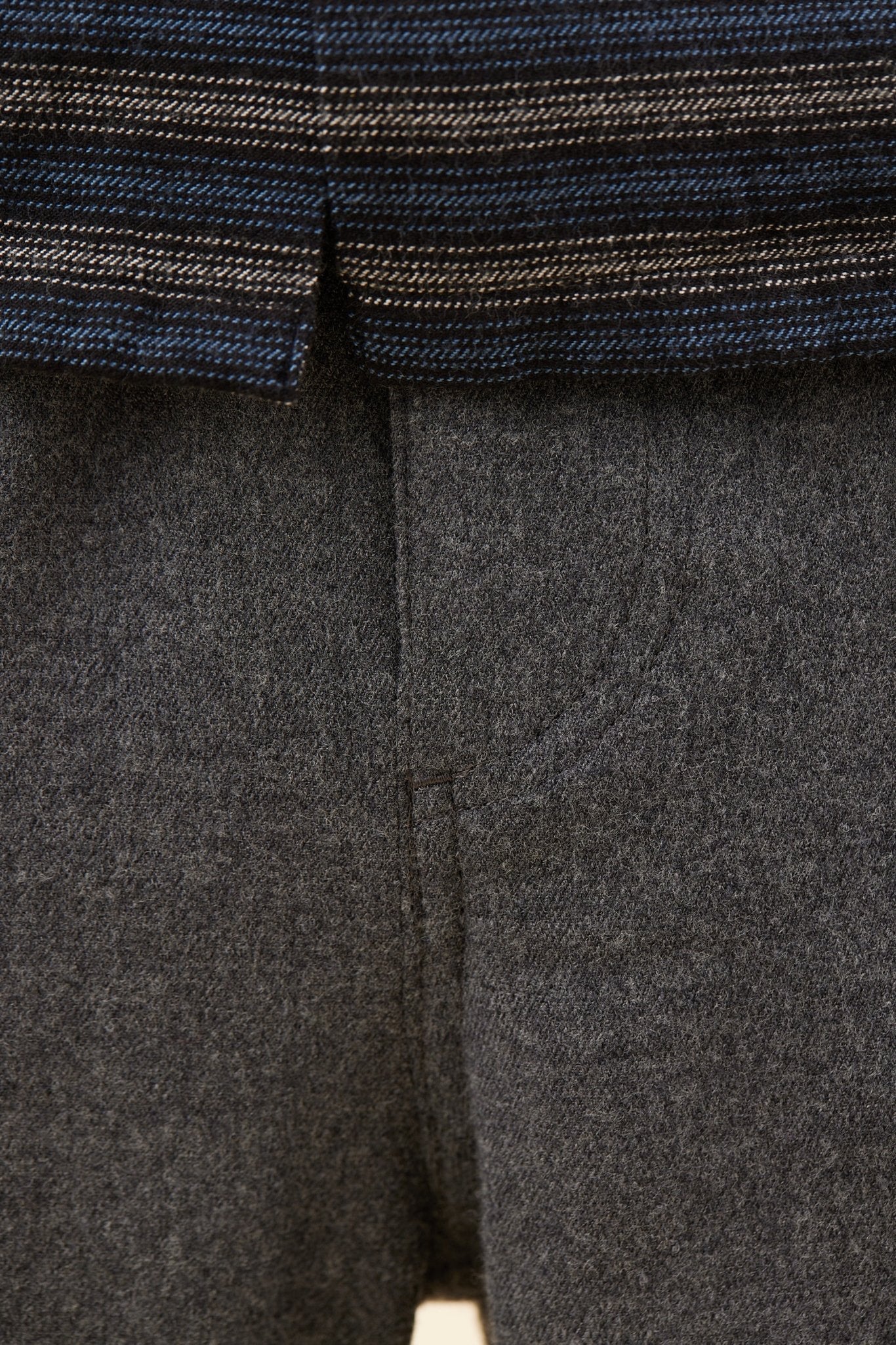 Rats Wool Knit Easy Pants - Charcoal -Rats - URAHARA