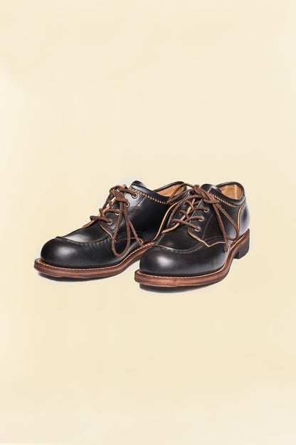 Rolling Dub Trio Coupen Low Moc Toe Boot - Oil Black Chromexcel -Rolling Dub Trio - URAHARA