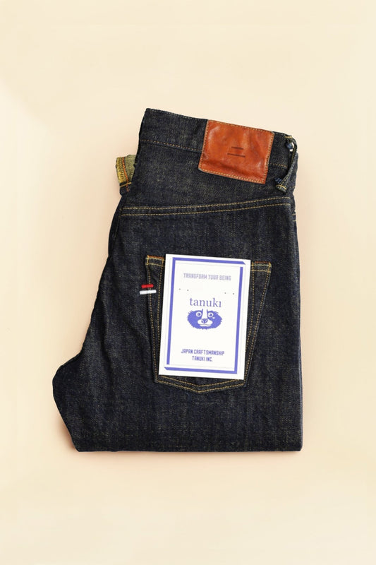 Tanuki 15oz "Soga" High Rise Tapered Selvedge Jeans -Tanuki - URAHARA