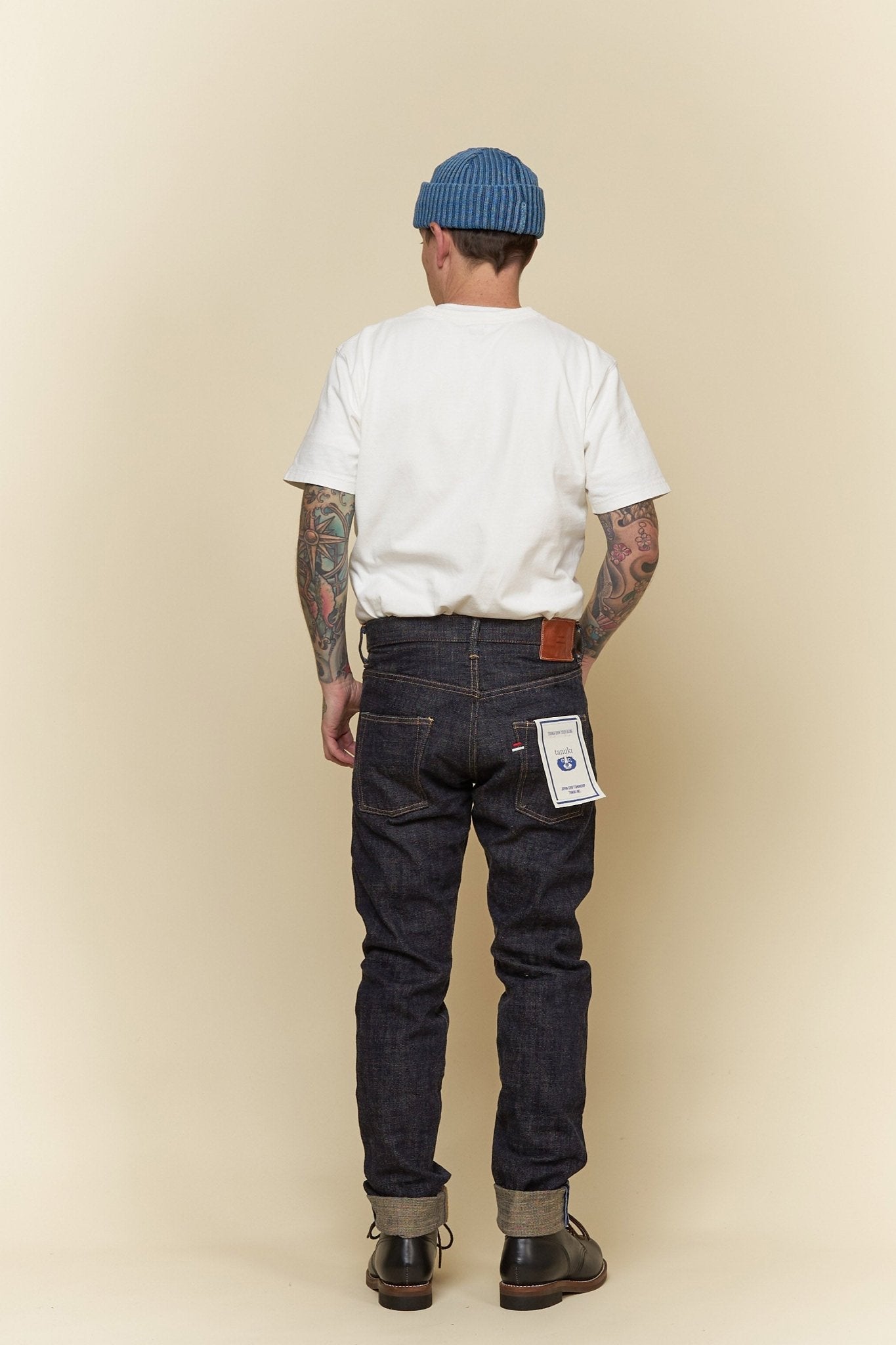 Tanuki 15oz ZBHT "Zetto Benkei" High Rise Tapered Selvedge Jeans -Tanuki - URAHARA