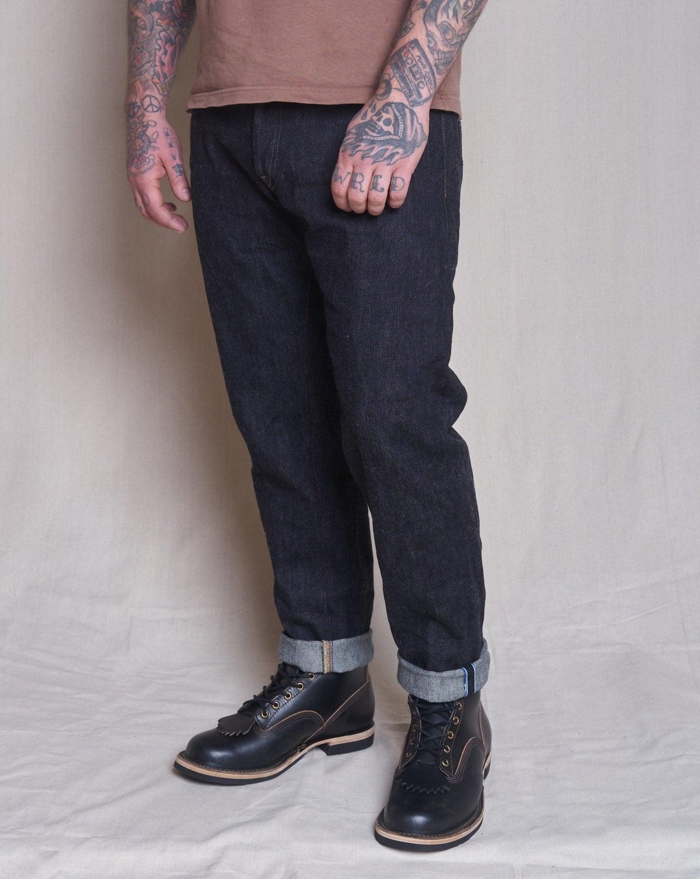 Tanuki 16.5oz RCHT Red Cast High Rise Tapered Selvedge Denim -Tanuki - URAHARA