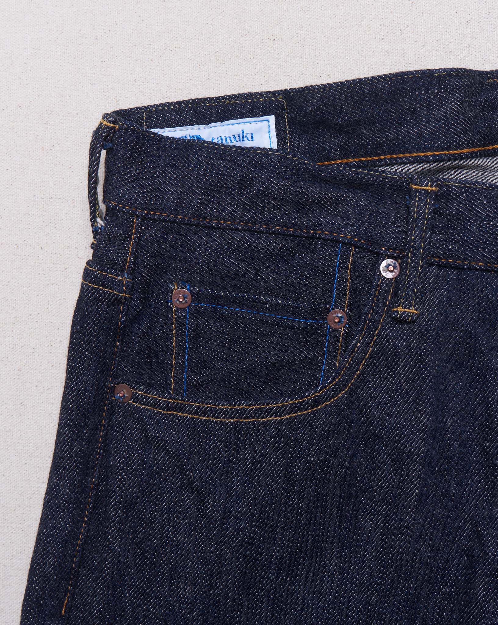 Tanuki 18.7oz MIHT 'Miyabi' High Rise Tapered Selvedge Denim -Tanuki - URAHARA