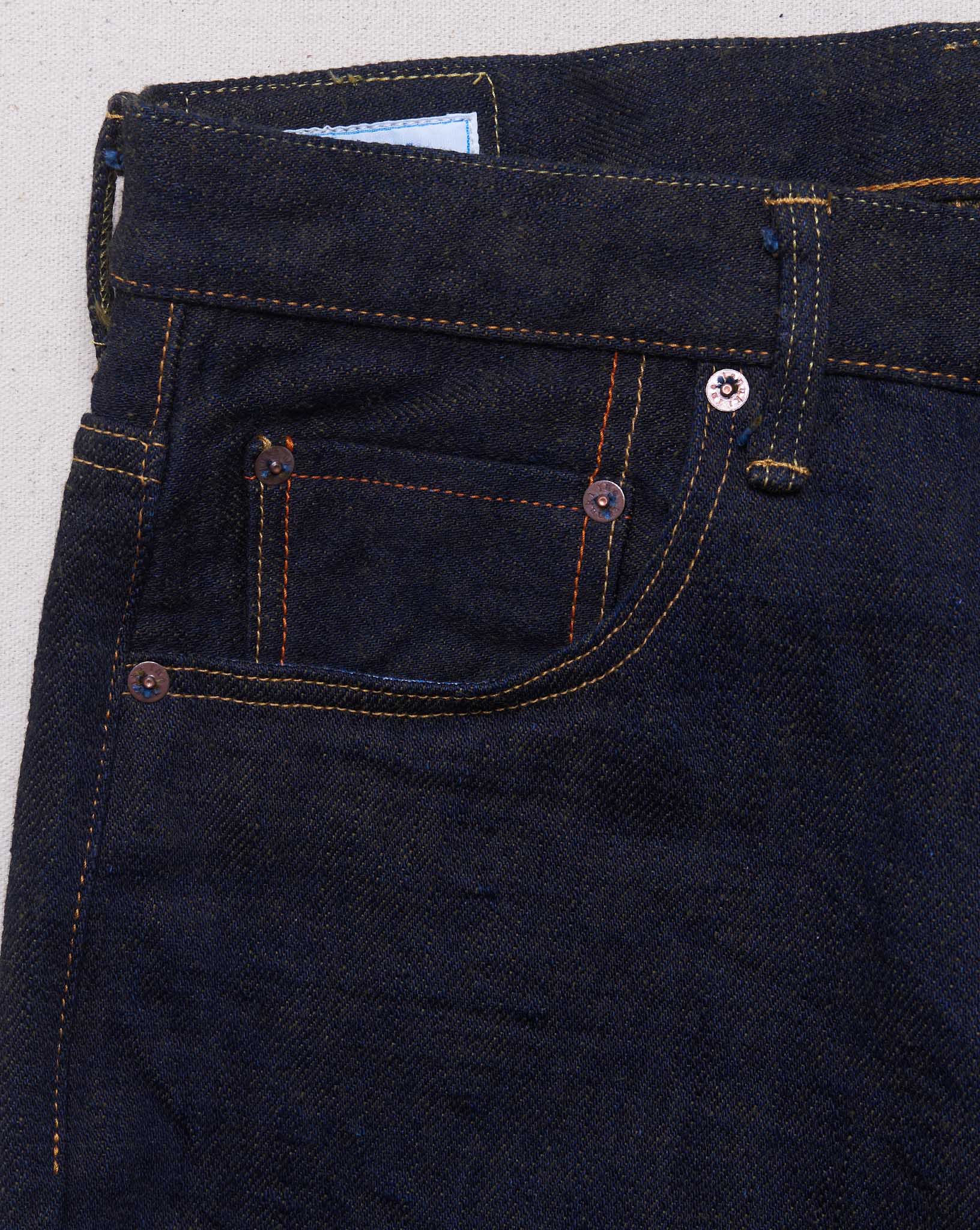 Tanuki 19.5oz HKHT 'Heavy Kusaki' High Rise Tapered Selvedge Denim -Tanuki - URAHARA