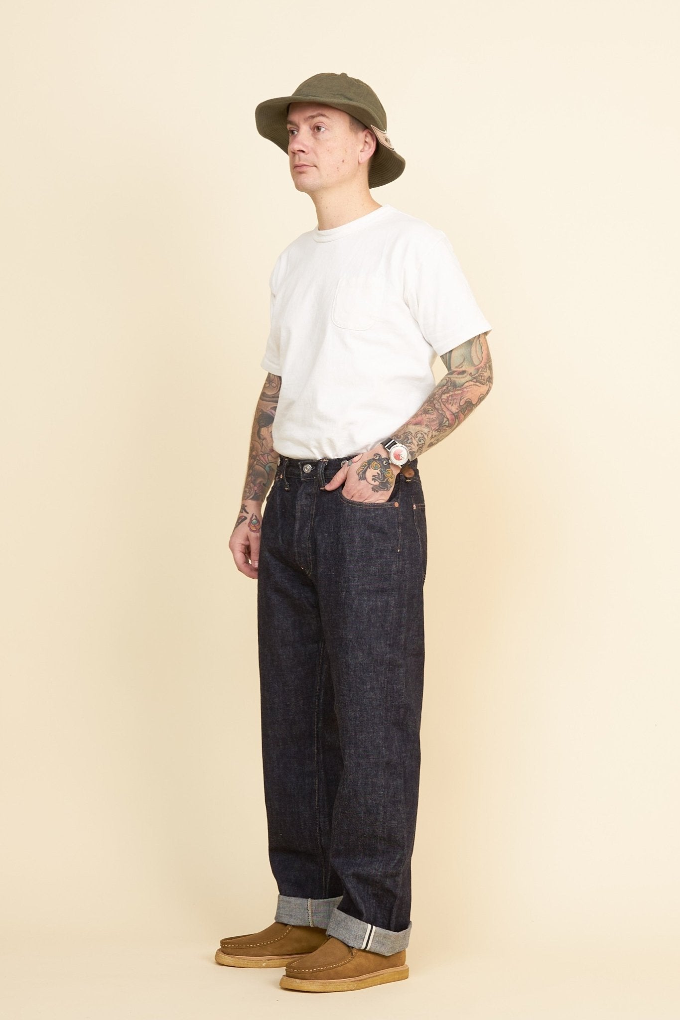 TCB Jeans 20's Straight Selvedge Denim - 12.5oz -TCB Jeans - URAHARA