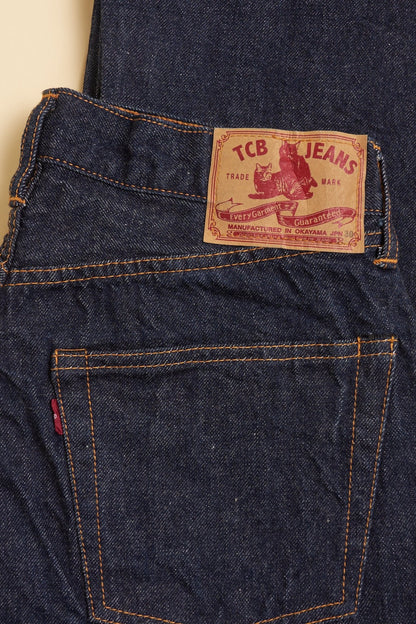 TCB Jeans 60's XX Medium Rise Tapered Denim - 13oz -TCB Jeans - URAHARA