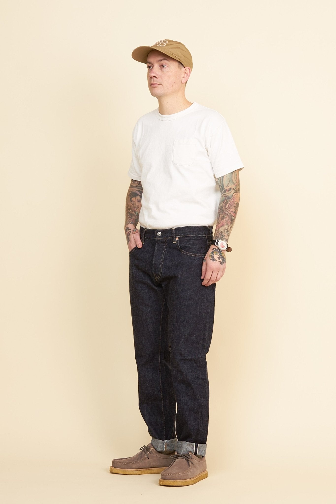 TCB Jeans Slim T 50's XX Medium Rise Slim-Tapered Denim - 13.5oz -TCB Jeans - URAHARA