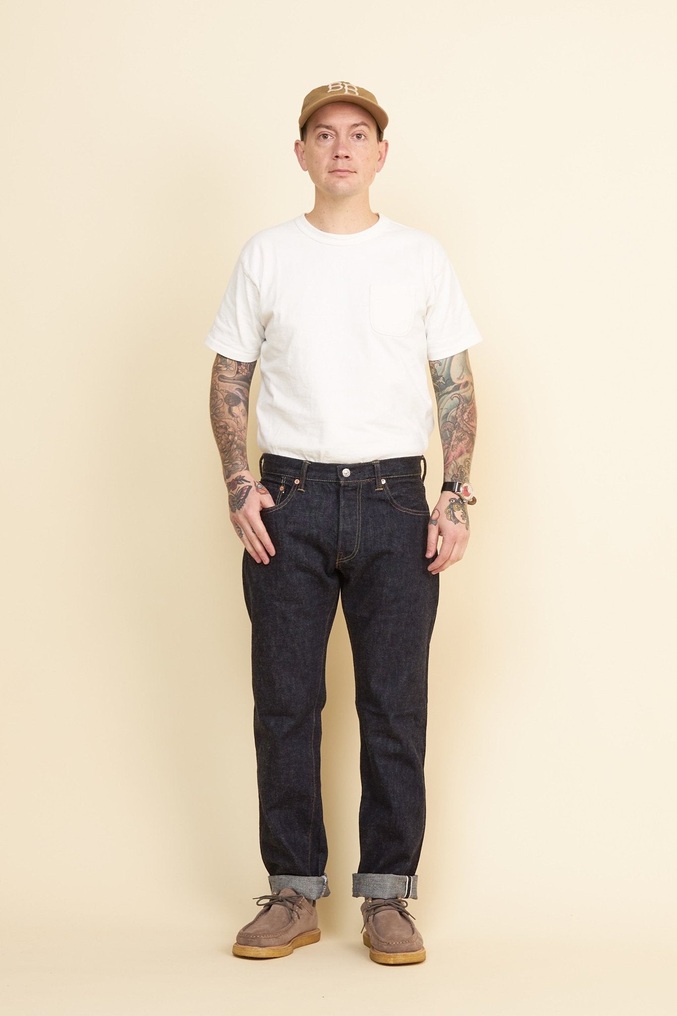 TCB Jeans Slim T 50's XX Medium Rise Slim-Tapered Denim - 13.5oz -TCB Jeans - URAHARA