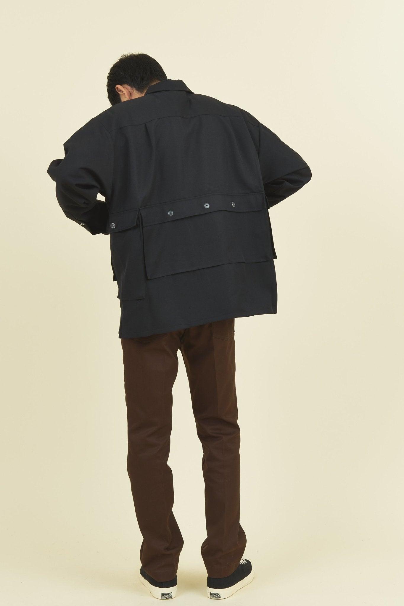 TENBOX D.D. Overshirt - Black -Tenbox - URAHARA