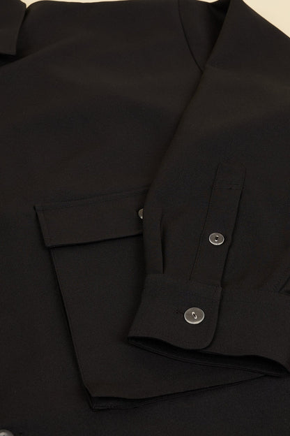 TENBOX D.D. Overshirt - Black -Tenbox - URAHARA