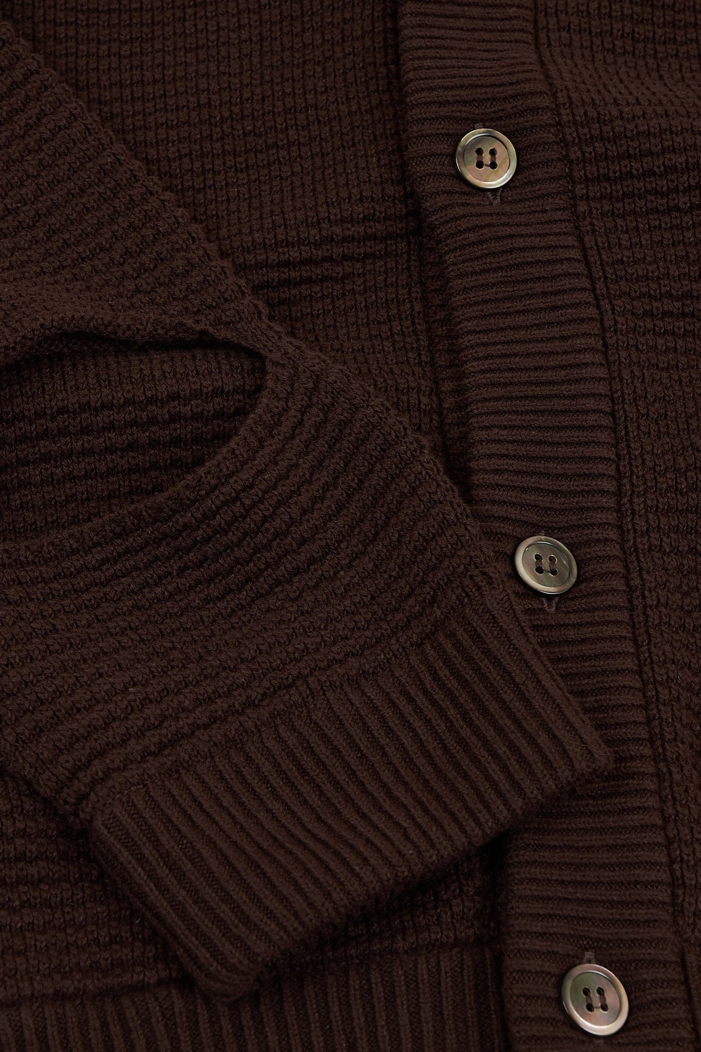 TENBOX El Prado Cardigan - Brown -Tenbox - URAHARA