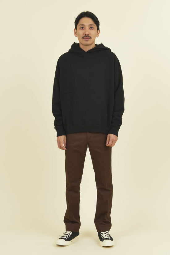 TENBOX Reversible Hooded Sweatshirt - Black / Red