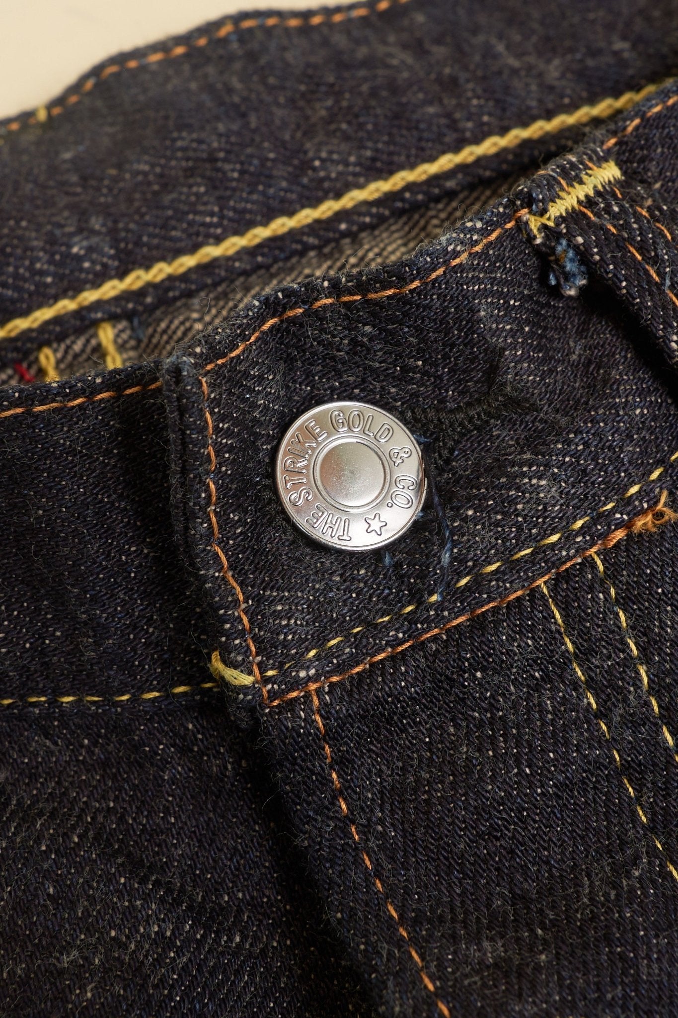 The Strike Gold 'Classic Series' 15oz Relaxed Tapered Selvedge Jeans -The Strike Gold - URAHARA