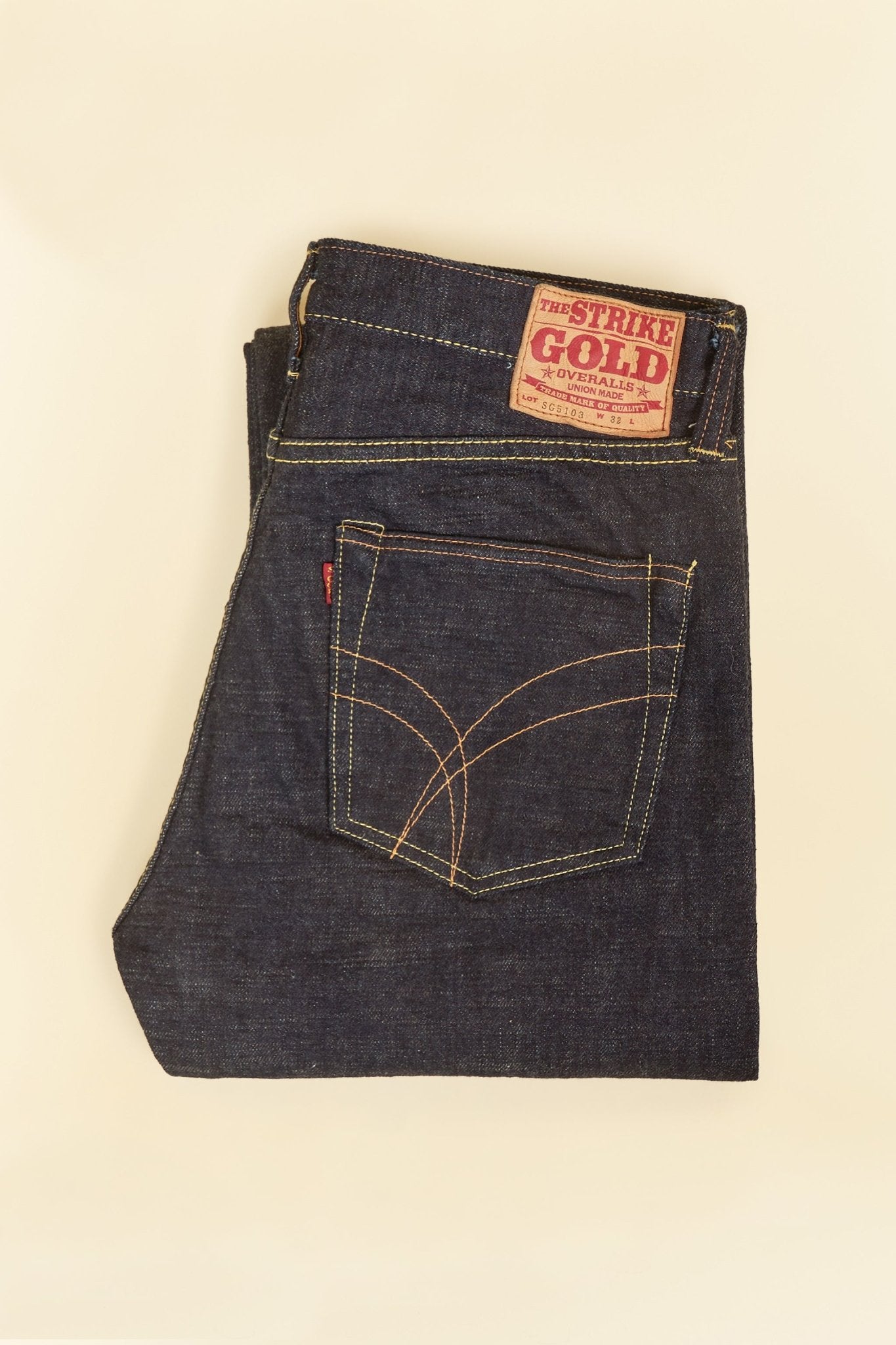 The Strike Gold 'Classic Series' 15oz Straight Selvedge Jeans -The Strike Gold - URAHARA