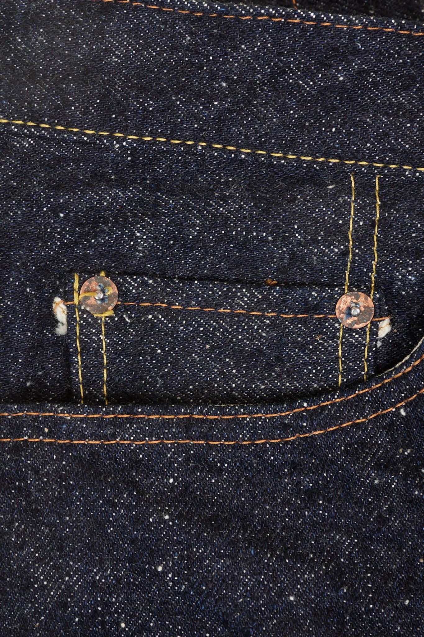 The Strike Gold "Keep Earth" Organic / Recycled Cotton Straight Selvedge Jeans -The Strike Gold - URAHARA