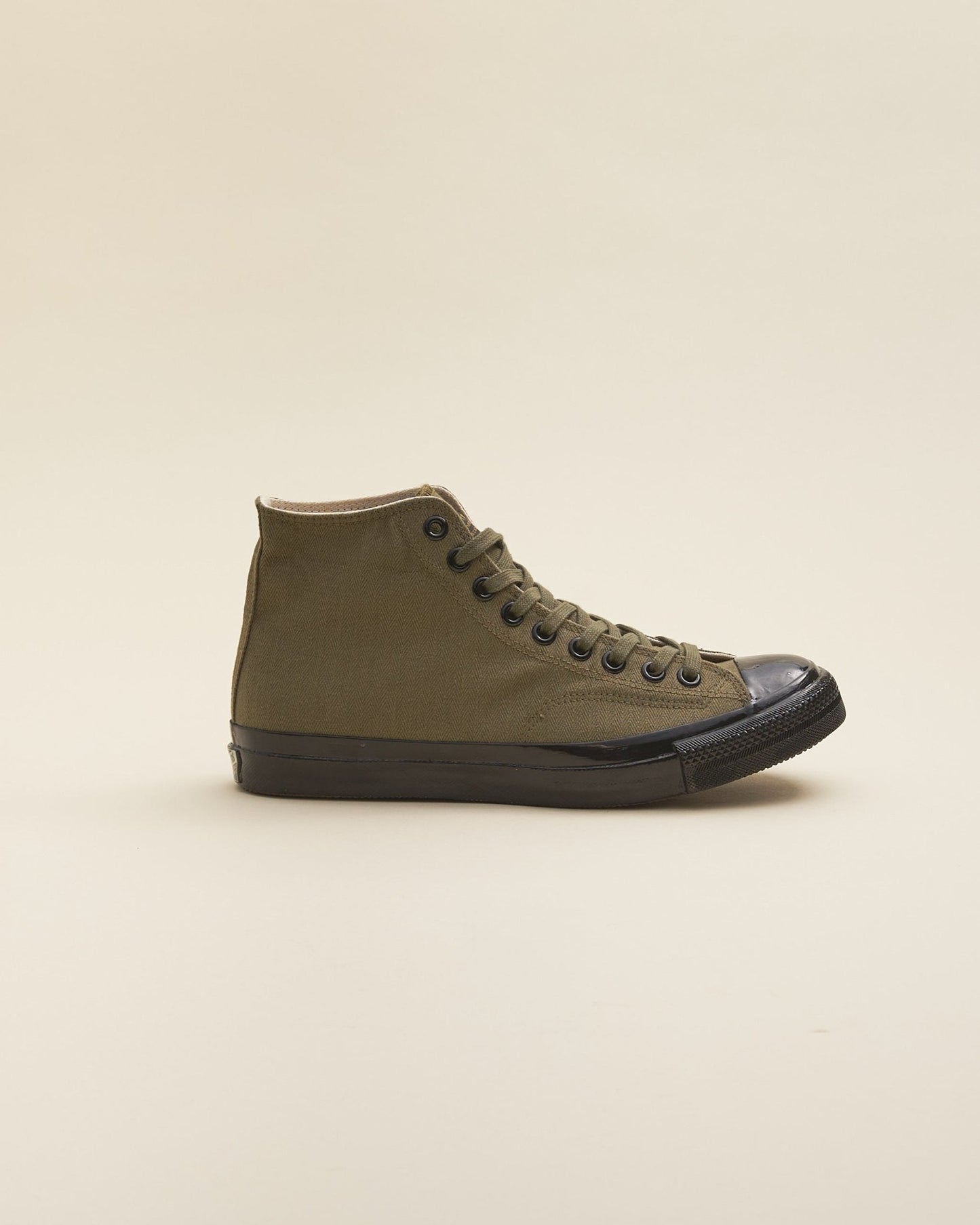 Trophy Clothing Hi-Top Mil Sneaker - Olive -Trophy Clothing - URAHARA