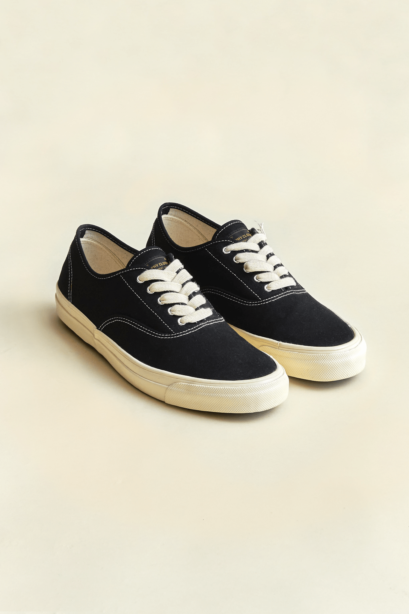 Trophy Mil Boat Shoes - Black×Cream -Trophy Clothing - URAHARA