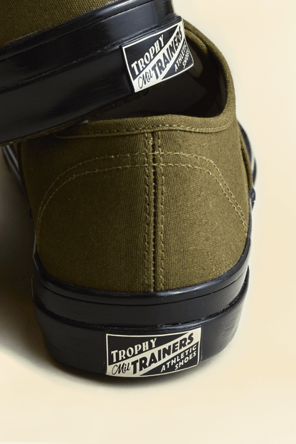 Trophy Mil Boat Shoes - Olive×Black -Trophy Clothing - URAHARA