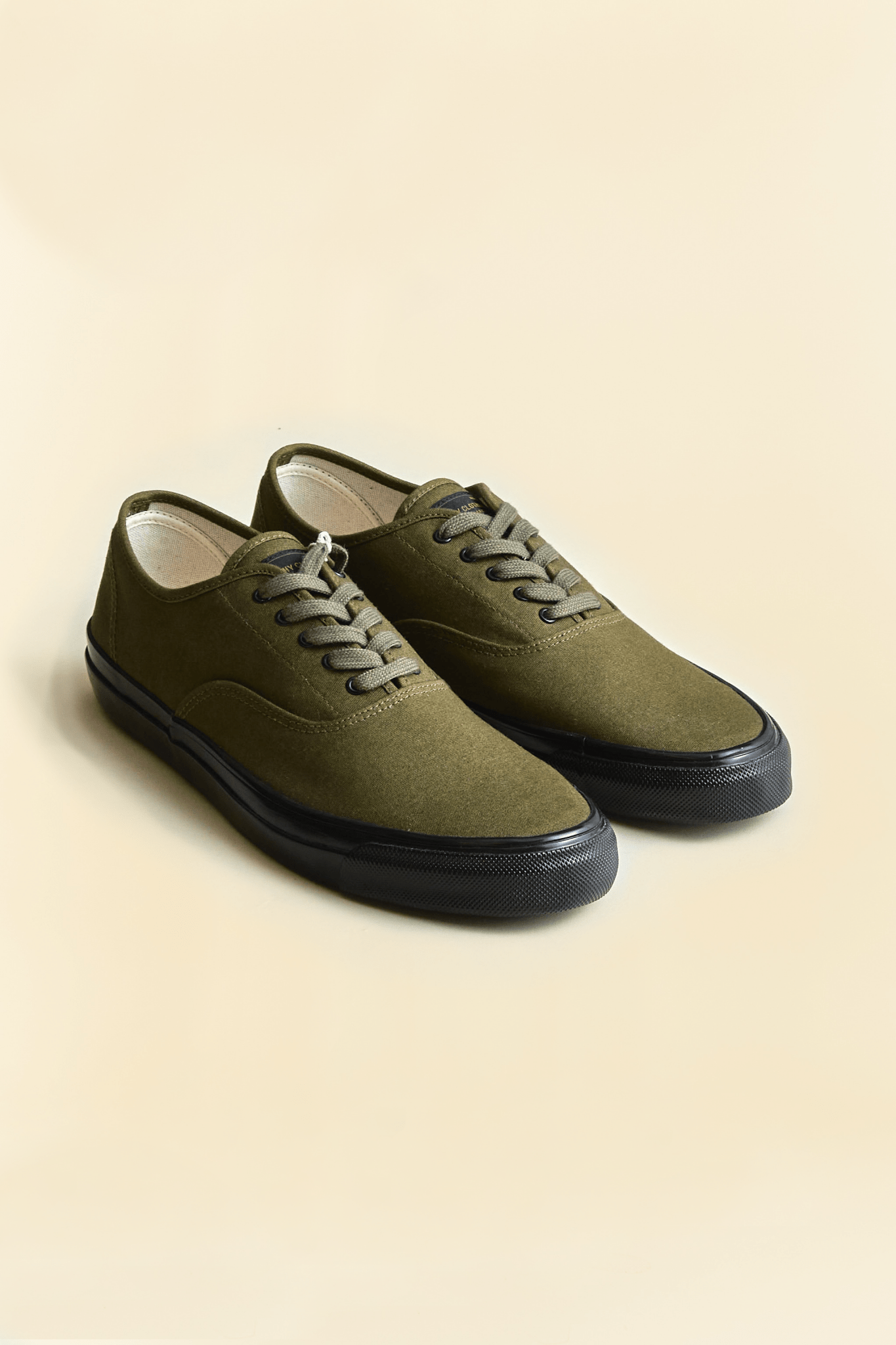 Trophy Mil Boat Shoes - Olive×Black -Trophy Clothing - URAHARA