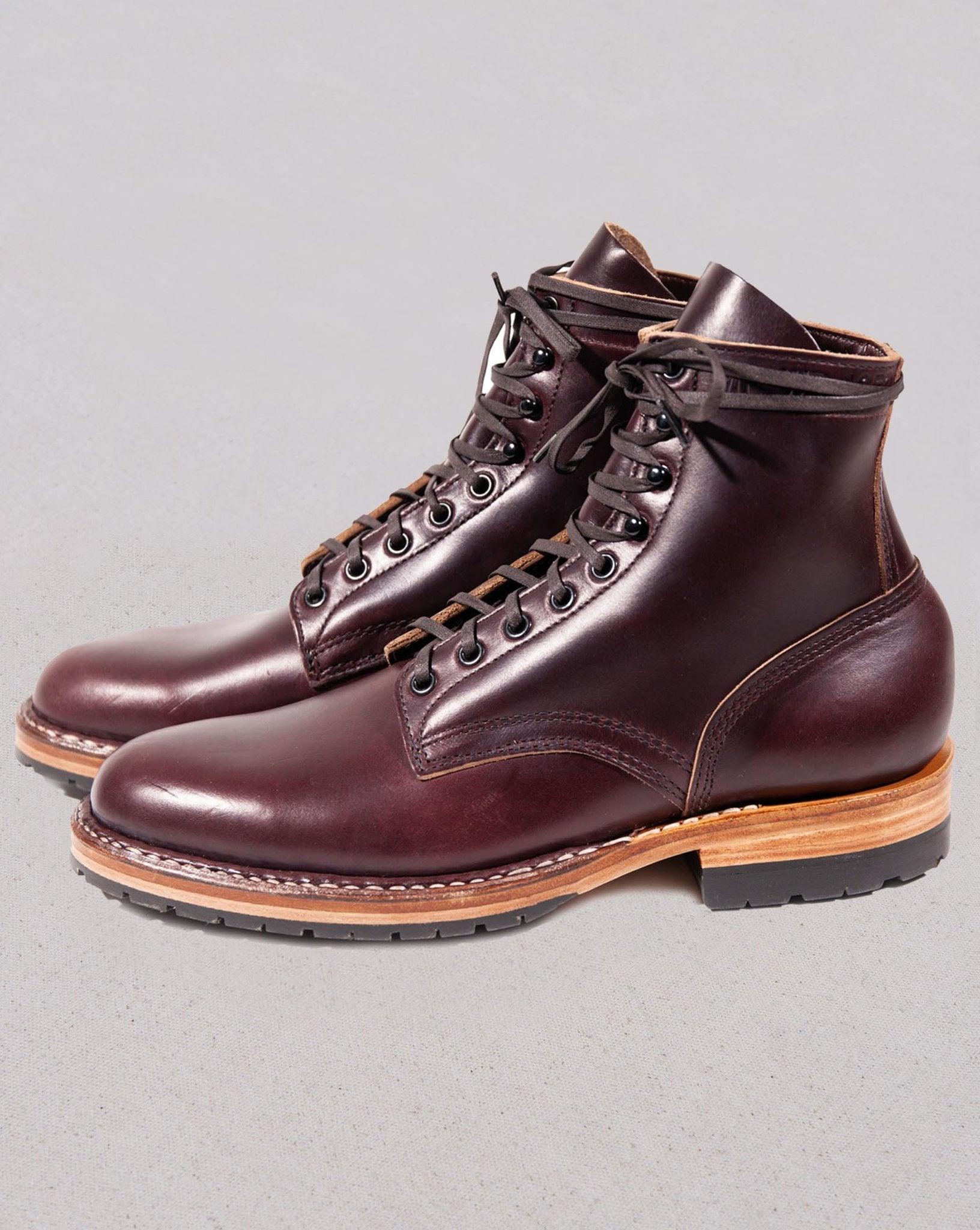 White's Boots MP-Sherman (Half Sole) - Burgundy Chromexcel -Whites Boots - URAHARA