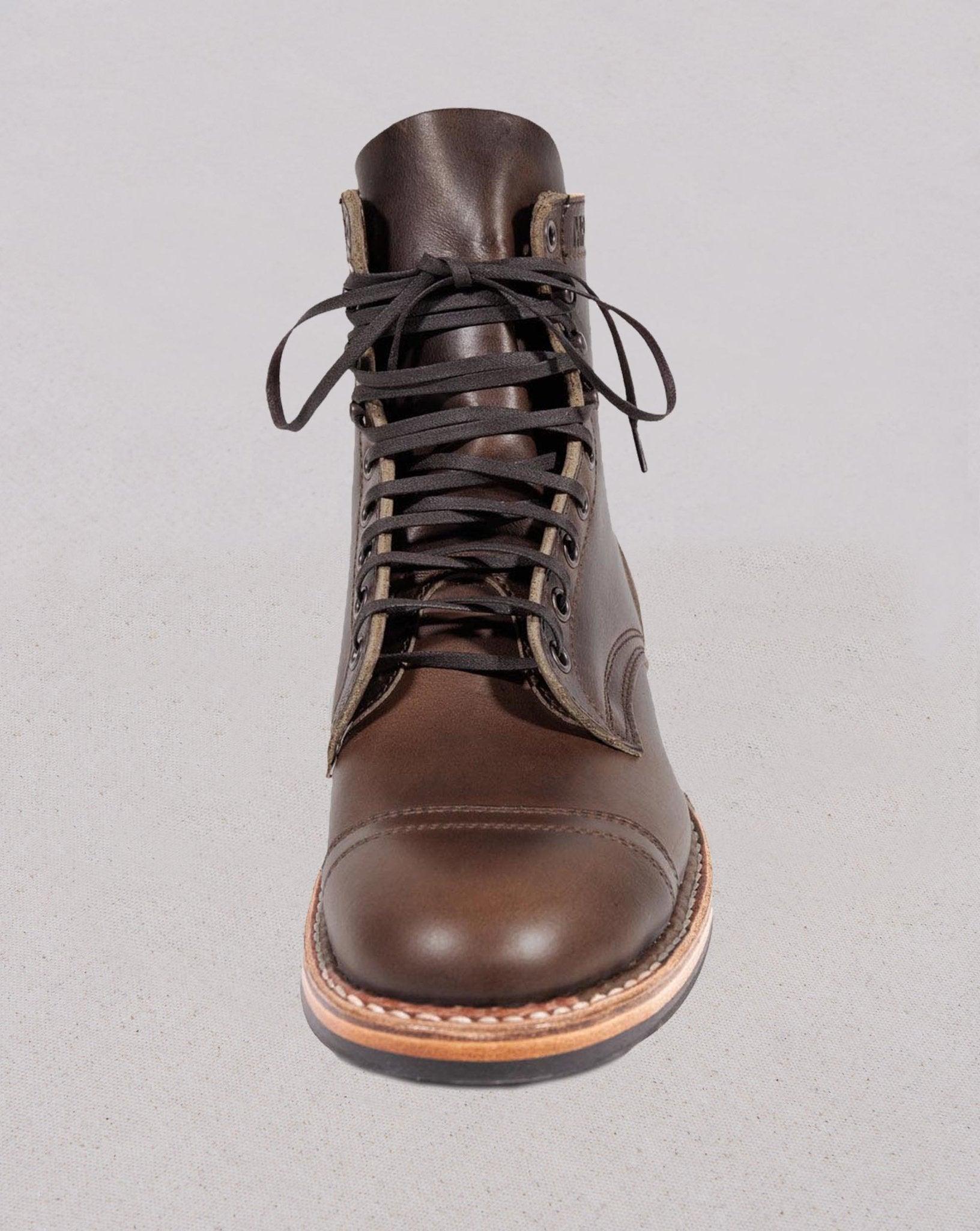 White's Boots MP-Sherman Toe Cap (Dainite Sole) - Cinnamon Wax Flesh -Whites Boots - URAHARA