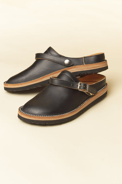 Zerrows Sabot Sandal - Black -Zerrows - URAHARA