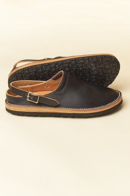 Zerrows Sabot Sandal - Black -Zerrows - URAHARA