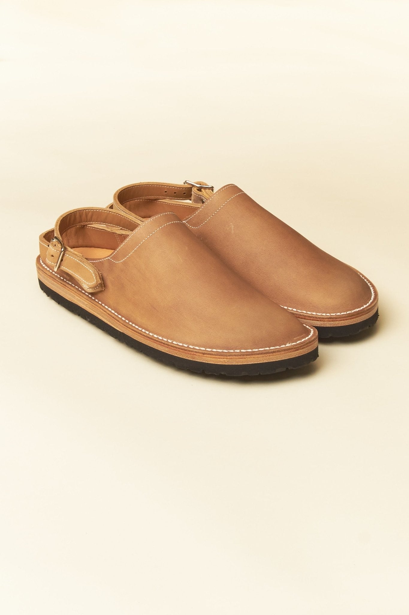 Zerrows Sabot Sandal - Natural -Zerrows - URAHARA